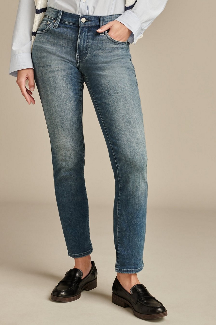 Lucky Brand womens Mid Rise Sweet Straight Jean, Tanzanite, 31W x 30L US -  Yahoo Shopping