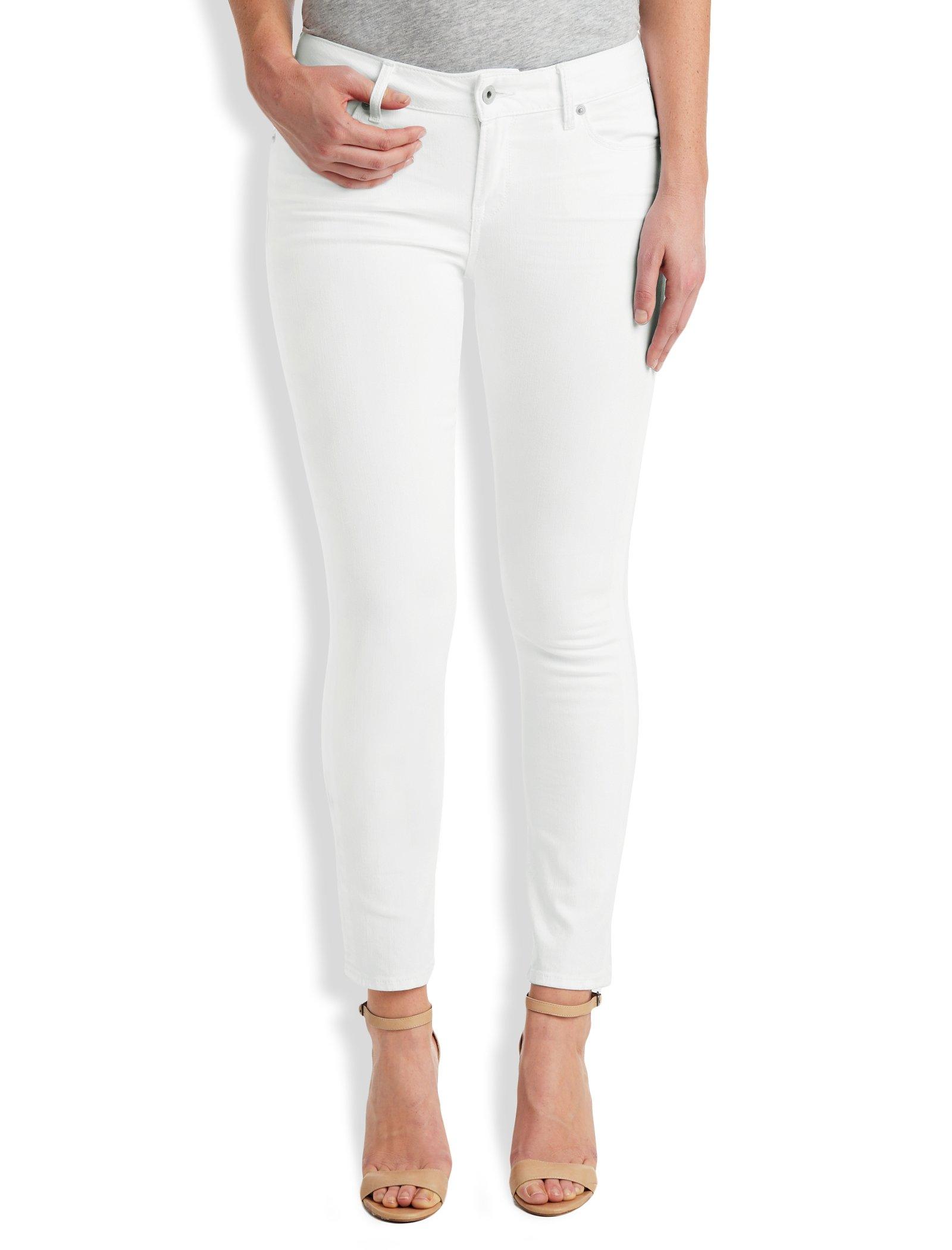 lucky brand white skinny jeans