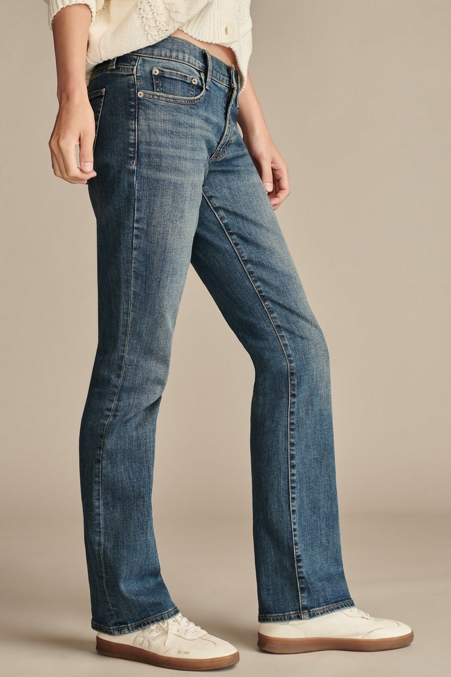 Low Pitch Bootcut Women's Jeans - Medium Wash