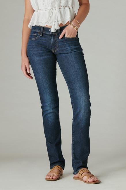 Lucky Brand, Jeans, Lucky Brand Ladies Size 226 White Oak Cone Denim  Stretchy Dark Blue Jeans
