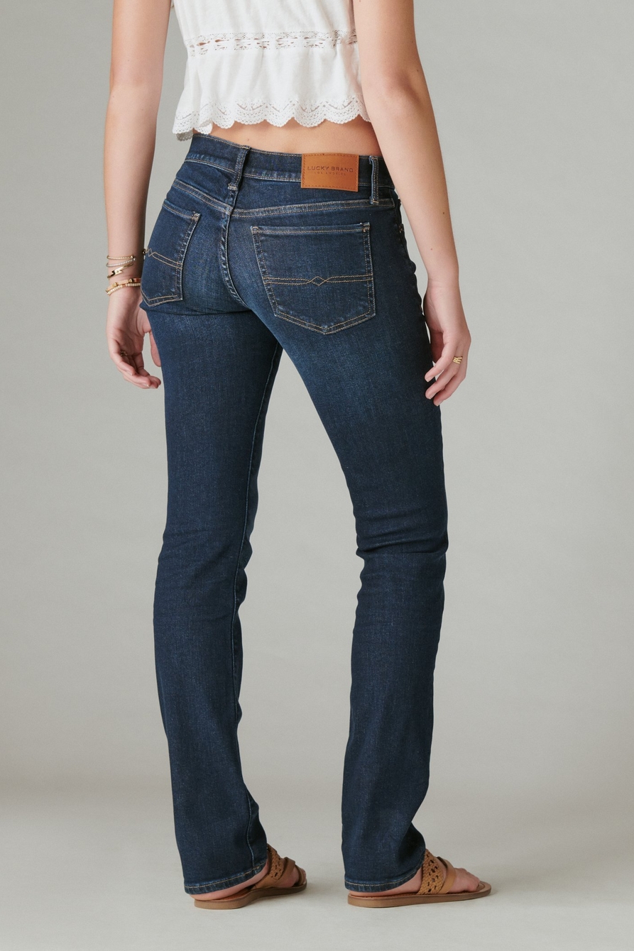Lucky Brand Women Jeans Bootcut Leg Stretch Mid Rise Pockets Blue Size 4/27  Long