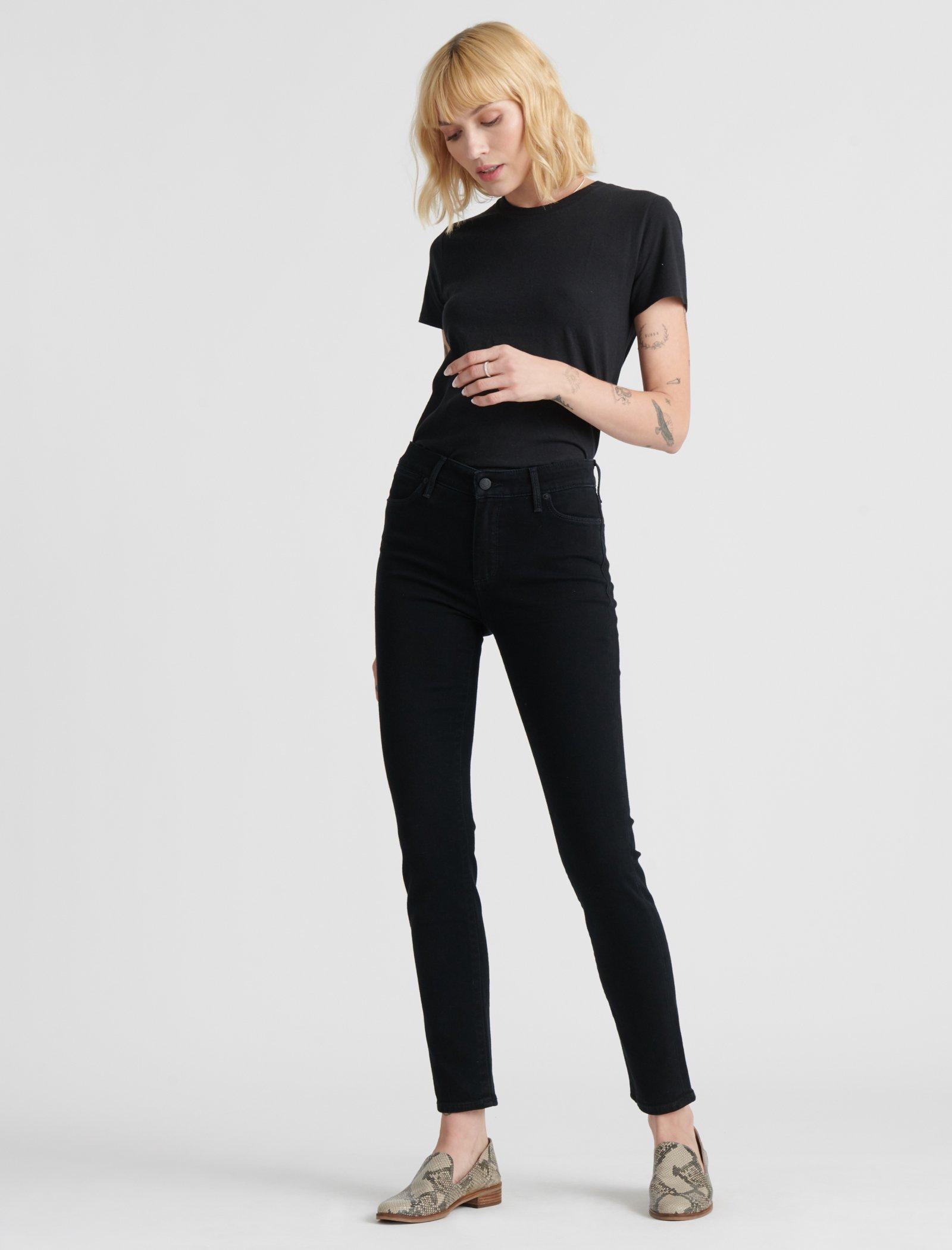 black lucky jeans
