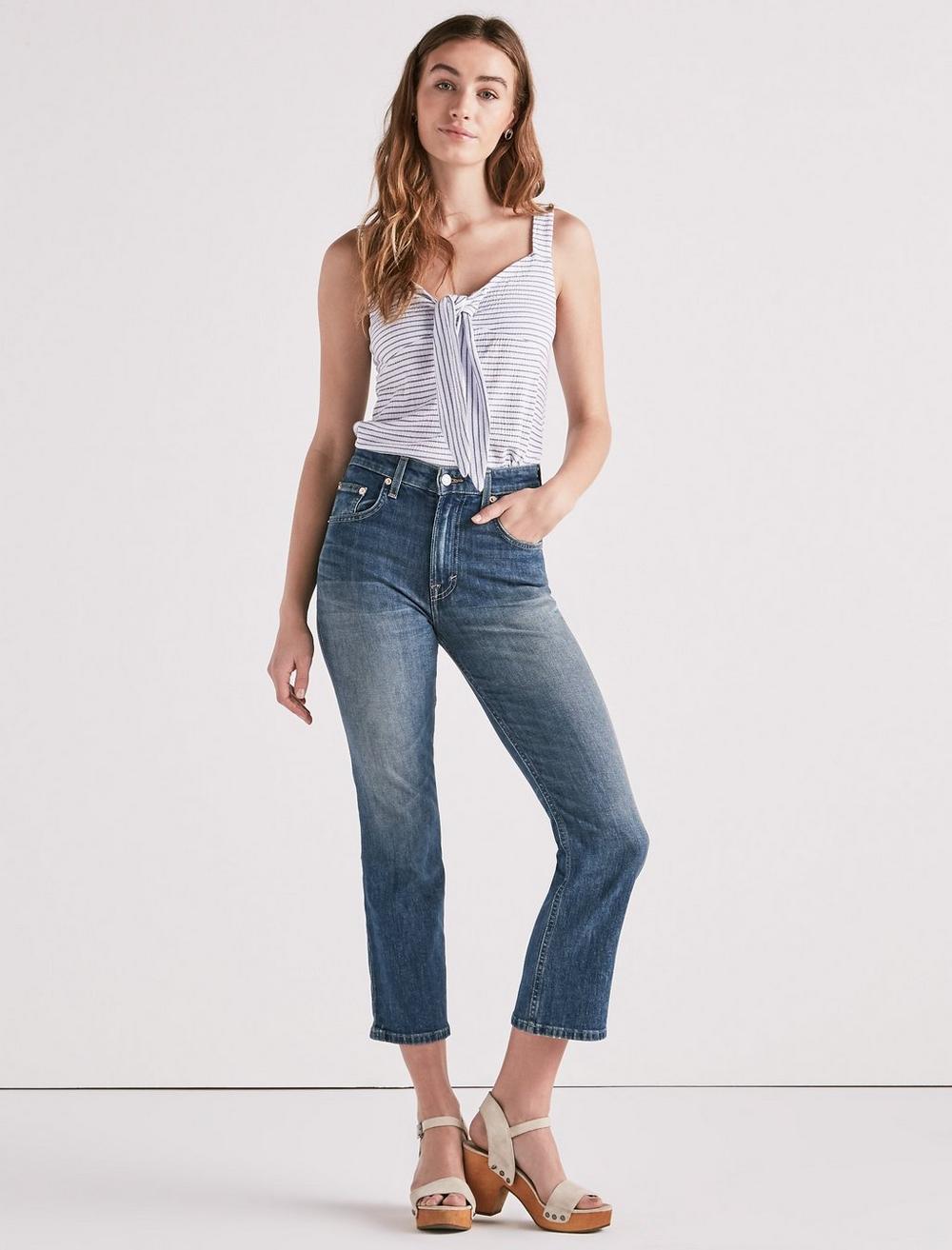 LUCKY PINS HIGH RISE CROPPED JEAN | Lucky Brand