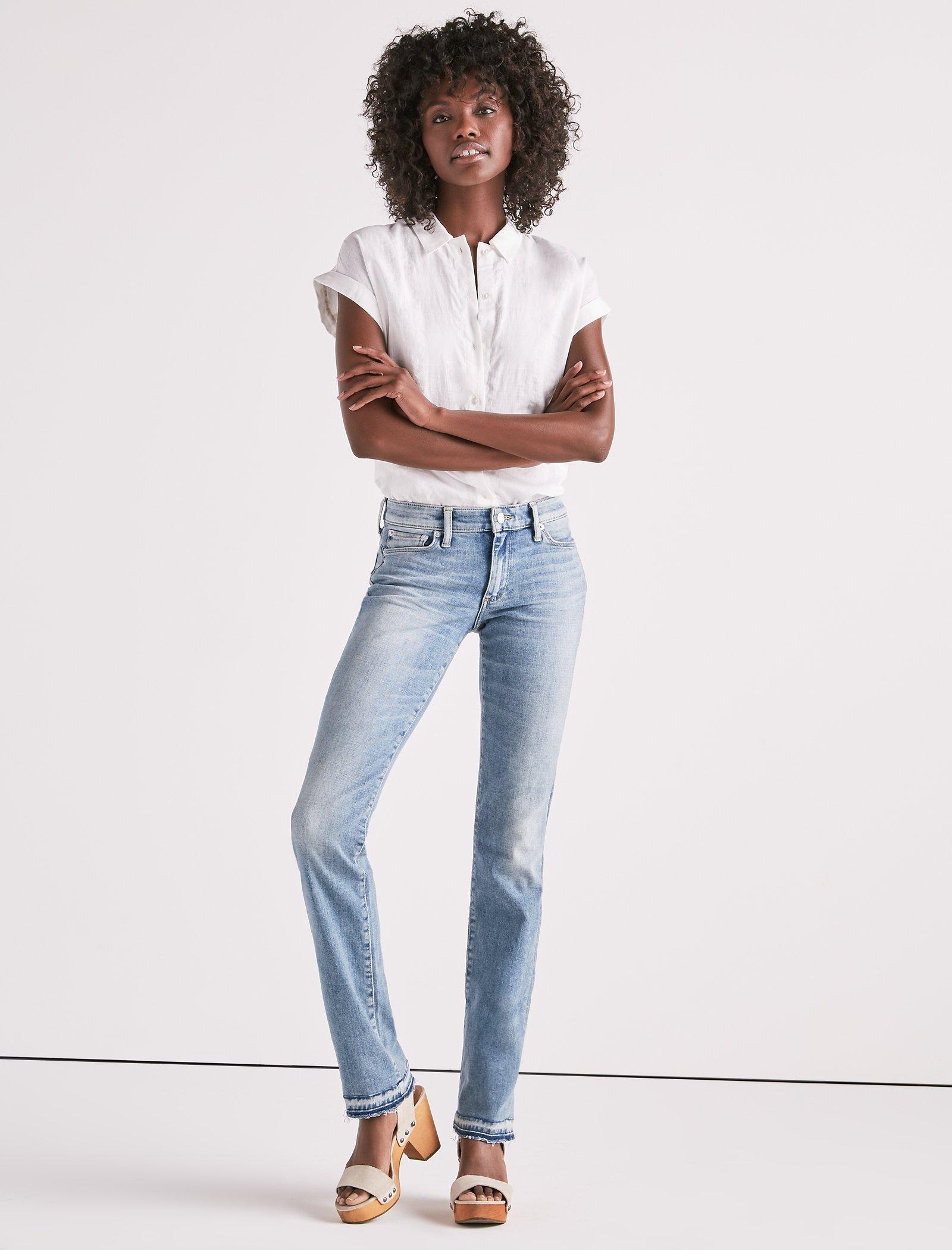 SWEET MID RISE STRAIGHT LEG JEAN WITH RELEASED HEM | Lucky Brand