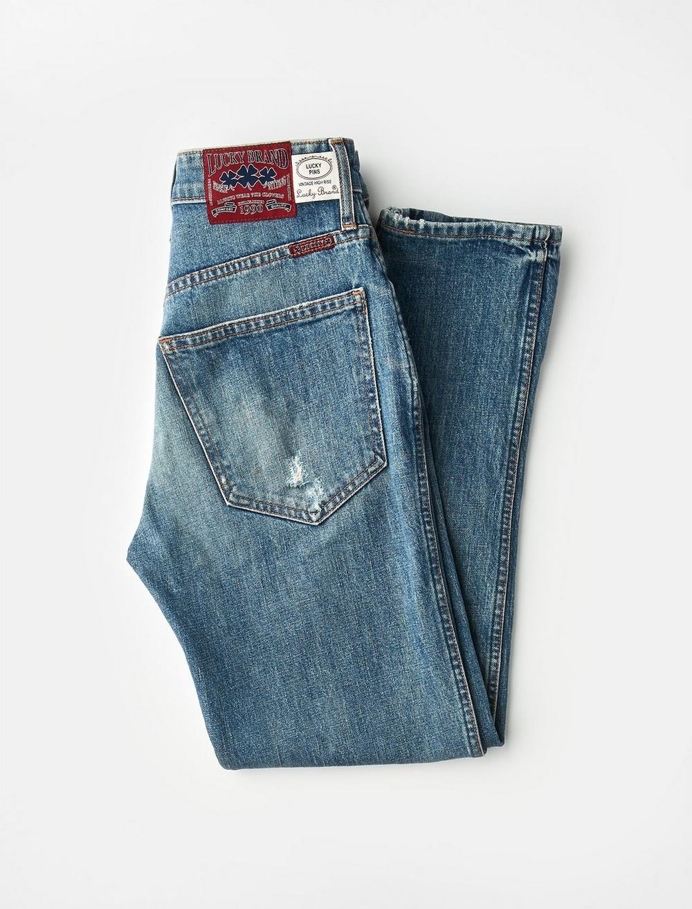 MADE IN L.A. LUCKY PINS HIGH RISE JEAN IN WILKINS, image 5