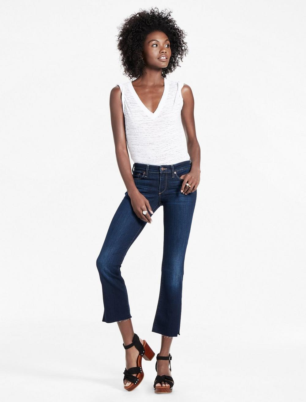SWEET MID RISE CROPPED BOOTCUT JEAN WITH SIDE SLIT | Lucky Brand