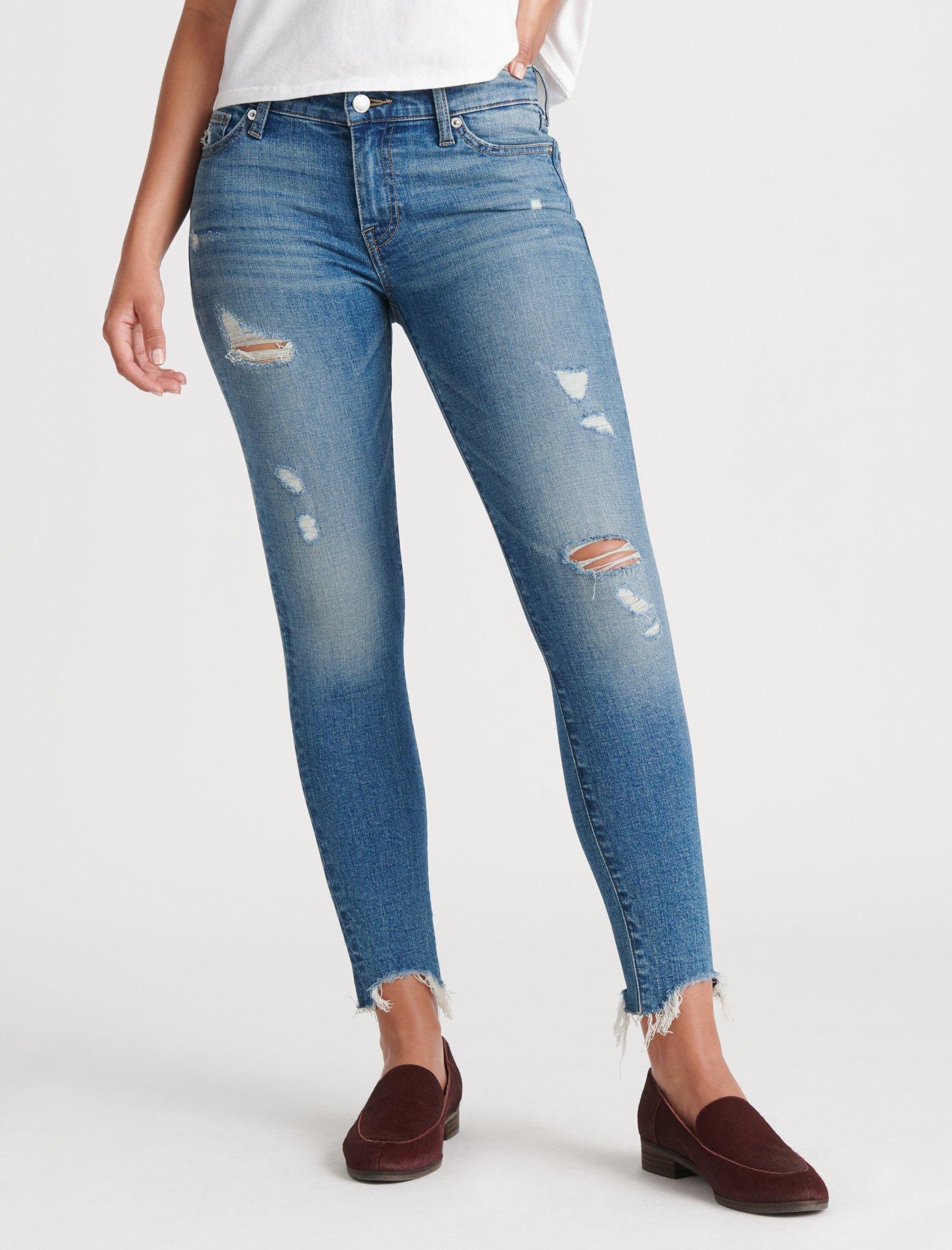 lucky distressed jeans