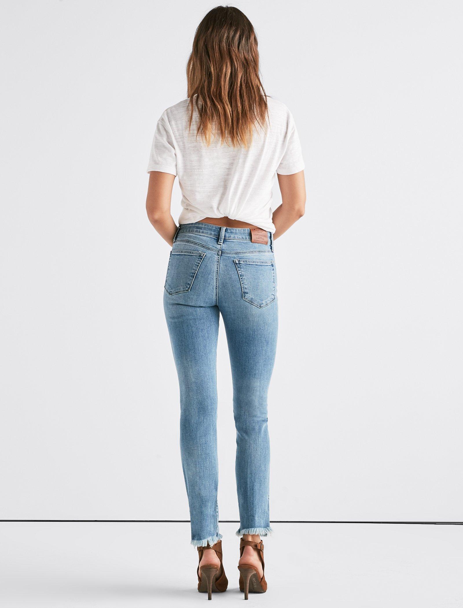 Ava Mid Rise Straight Jean with Vent | Lucky Brand