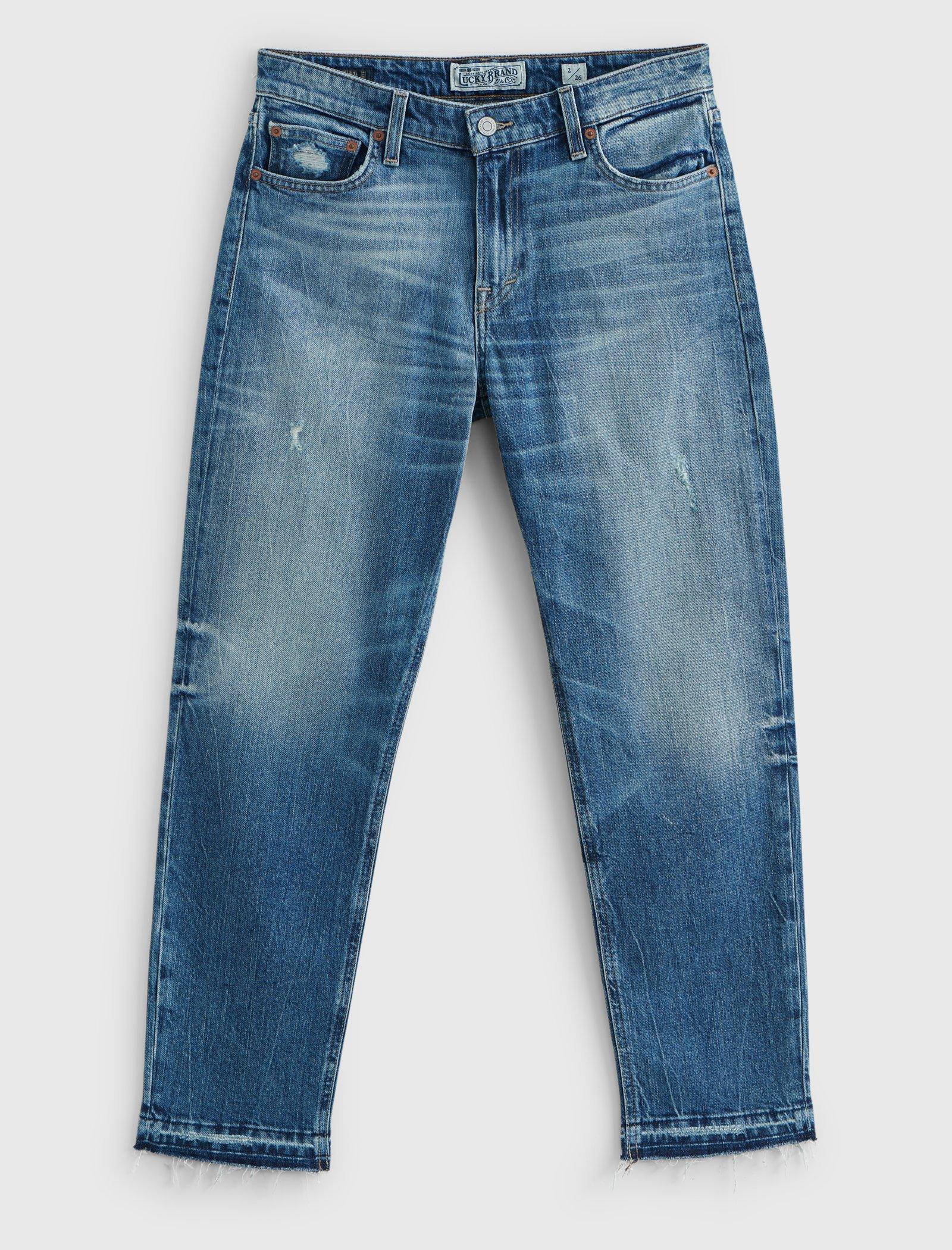 Lucky Brand Womens Light Blue Pocketed Zippered Mid-Rise Boyfriend Jeans  0/25