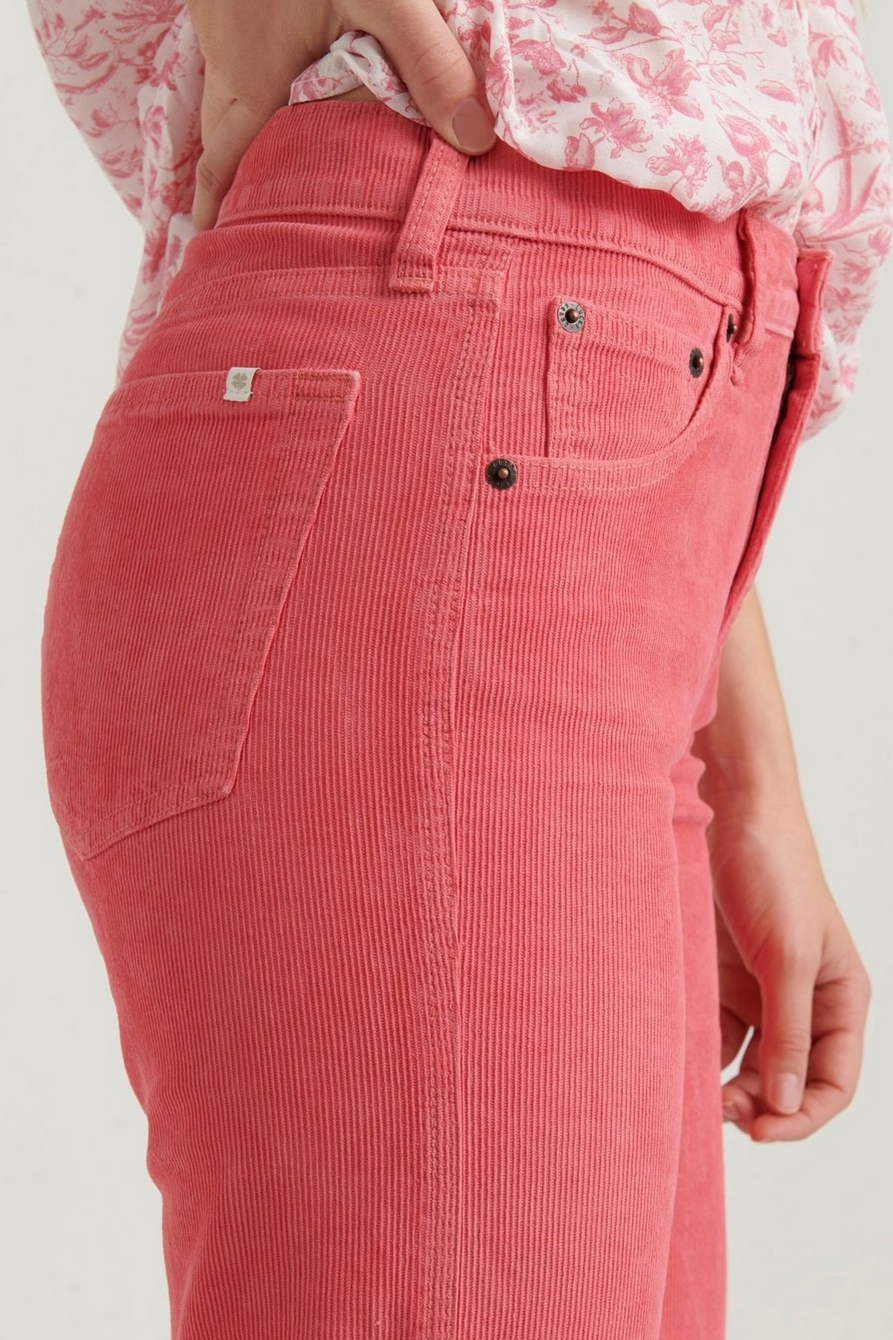 MID RISE AUTHENTIC STRAIGHT CROP CORDUROY JEAN, image 6
