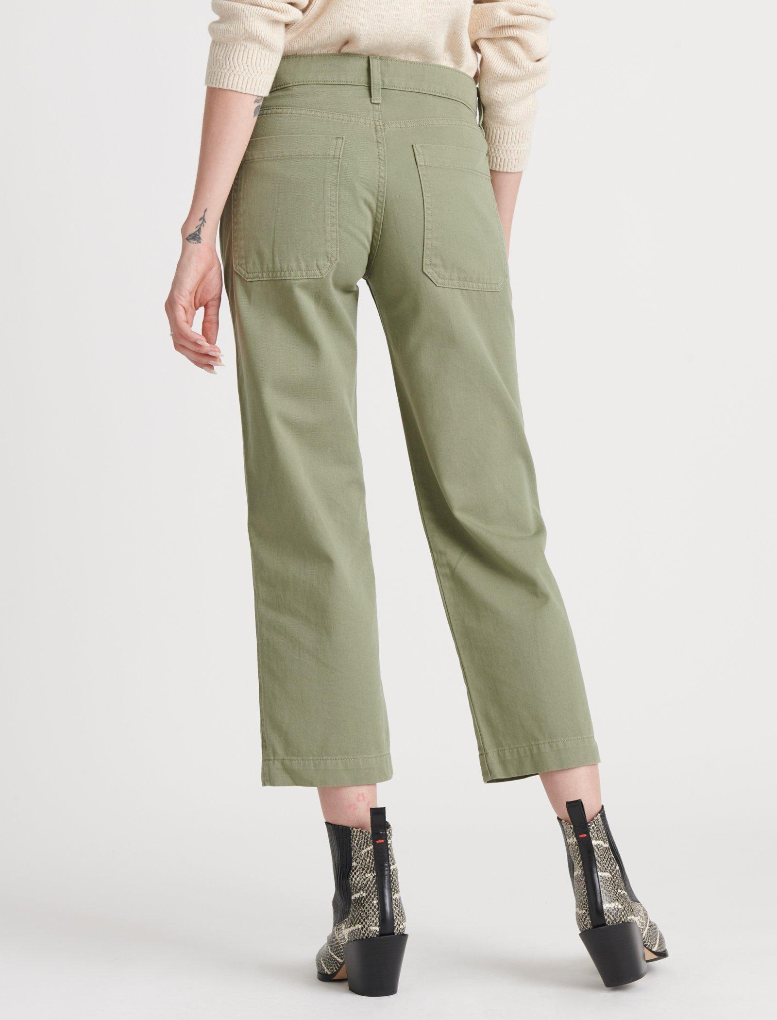 Lucky Brand Women's Mid Rise Crop Wide Leg Jean, Garford, 29W x