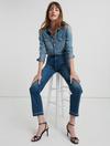 MID RISE AUTHENTIC STRAIGHT CROP JEAN, image 5