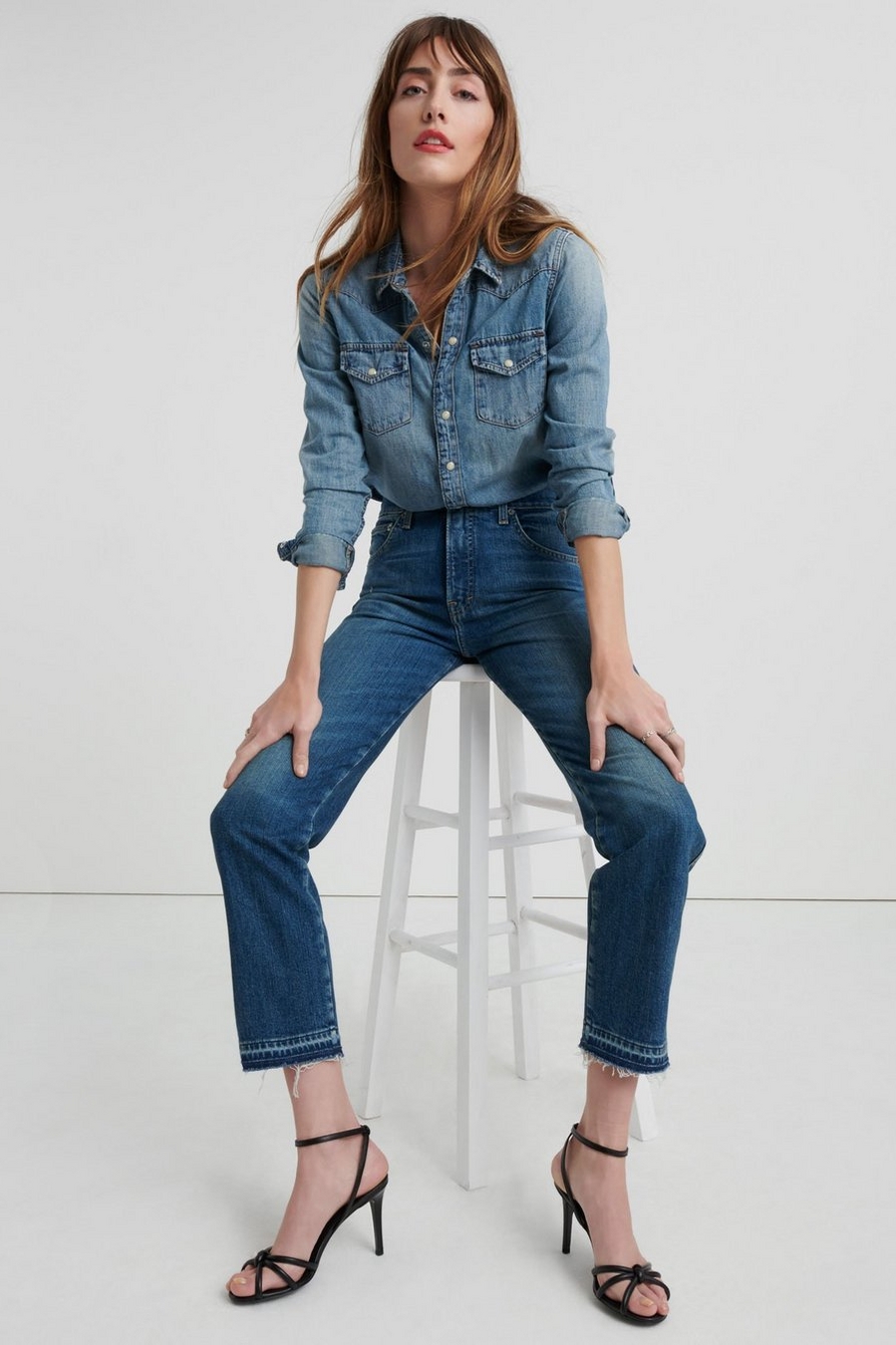 MID RISE AUTHENTIC STRAIGHT CROP JEAN | Lucky Brand