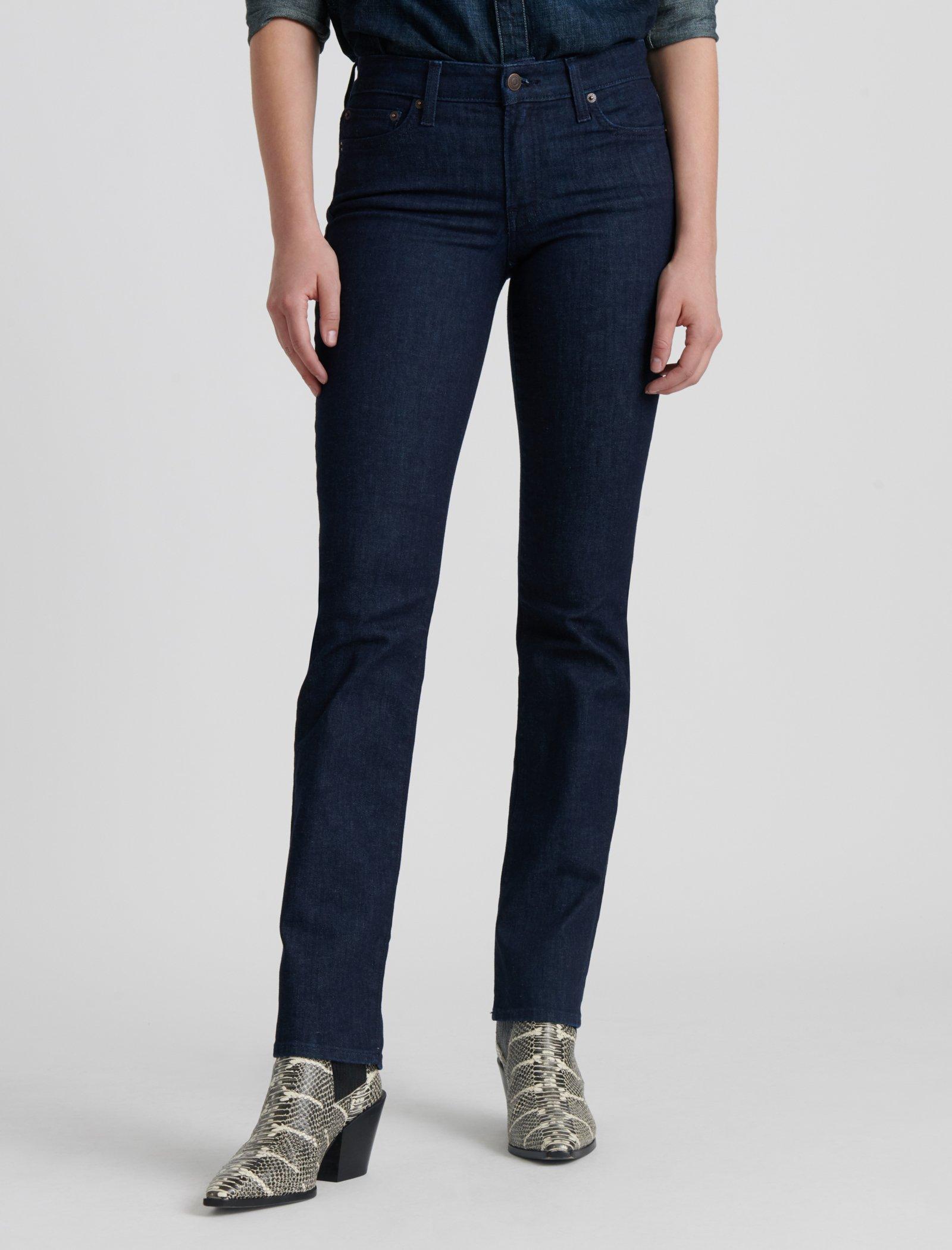 lucky brand sweet and straight black jeans