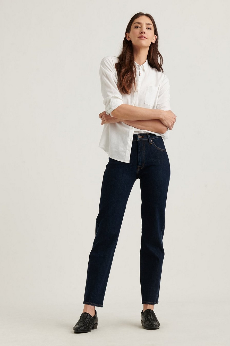 MID RISE AUTHENTIC STRAIGHT JEAN, image 1