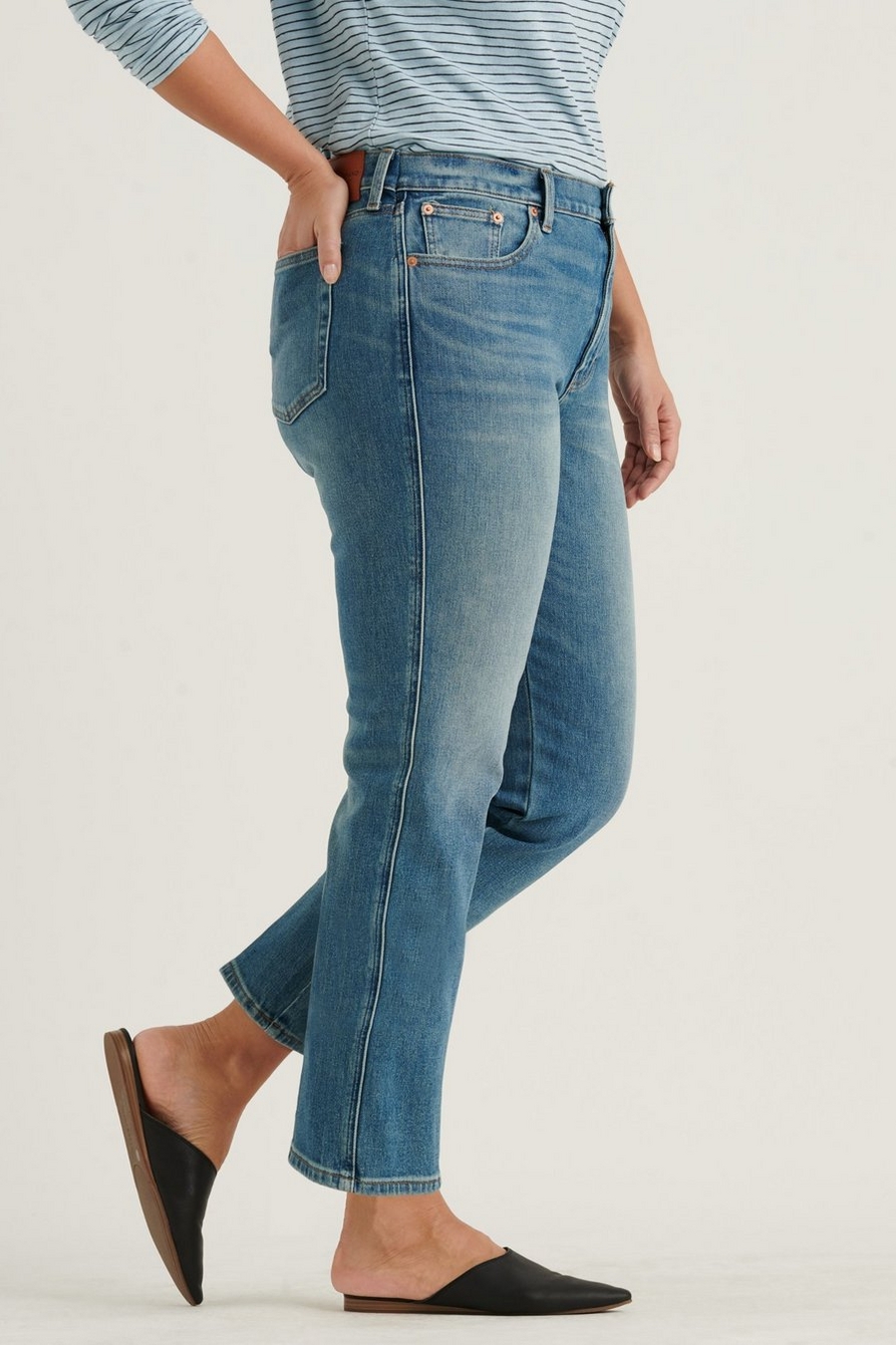MID RISE AUTHENTIC STRAIGHT JEAN, image 2