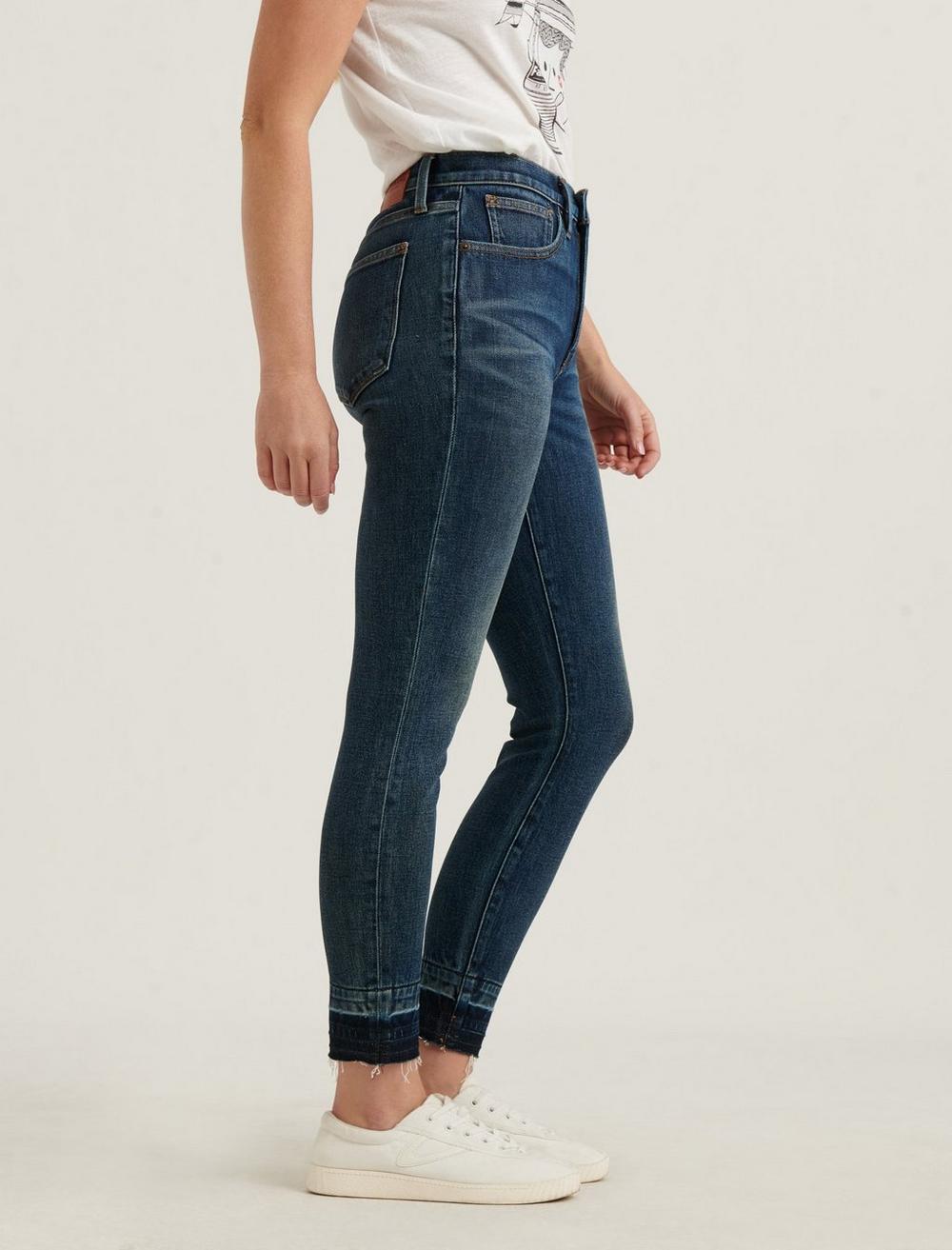 27 inch Waist Lucky Brand Womens High Rise Bridgette Skinny Jeans Sunrise Road Blue Wash 4 