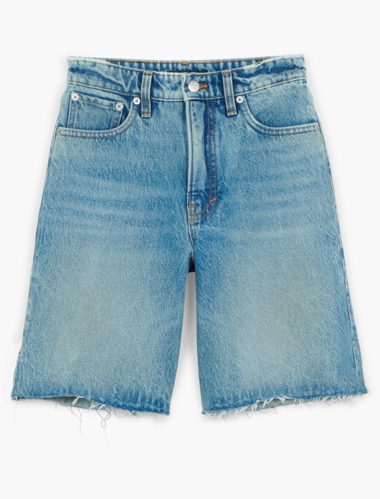relaxed jean shorts