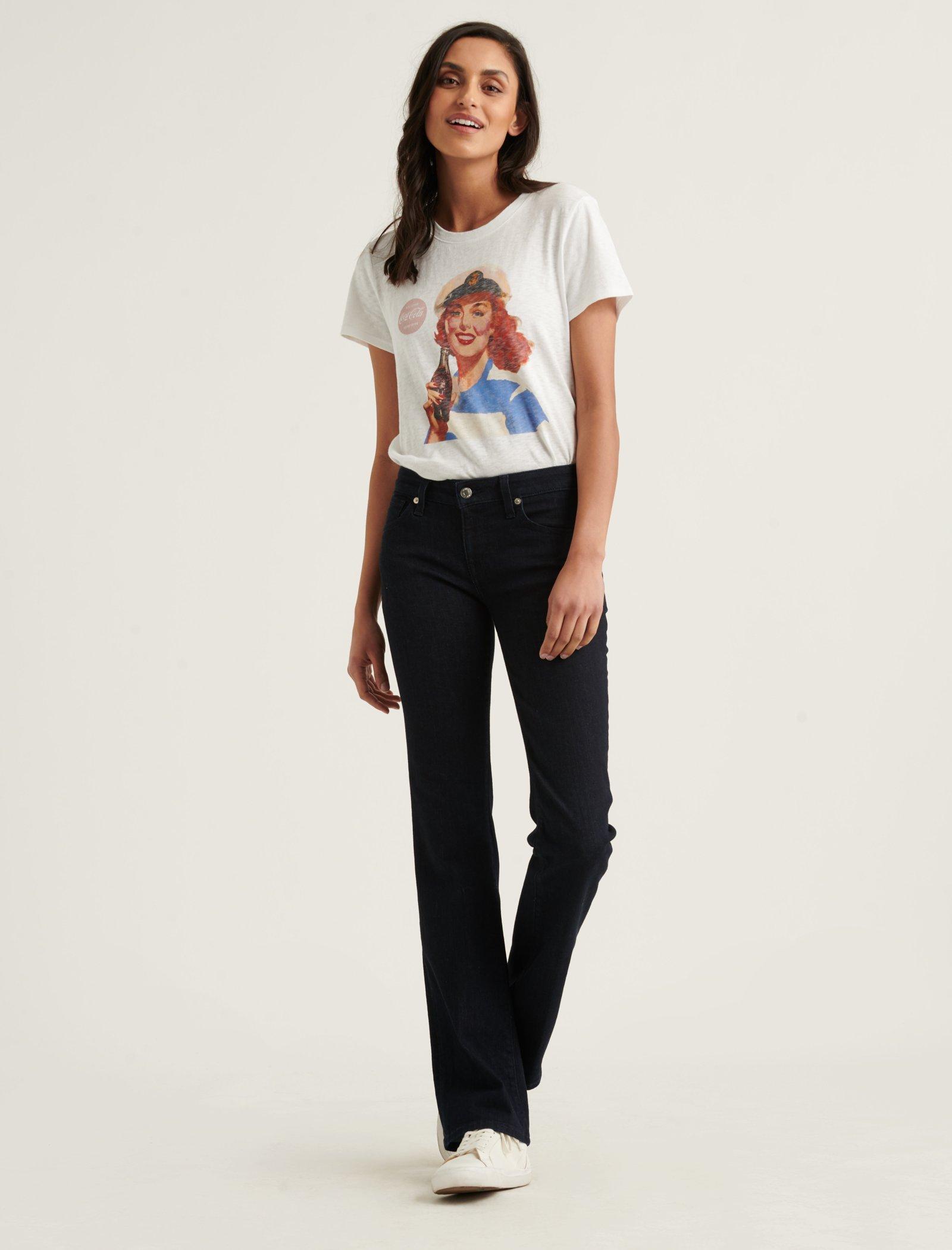 low rise stretch jeans