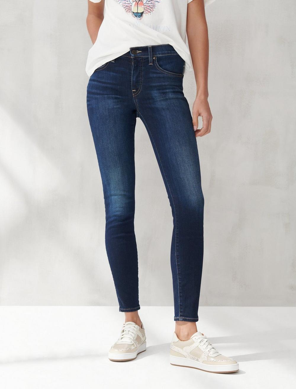 Lucky Brand Womens Mid Rise Ava Slim Straight Jean in Waterville 