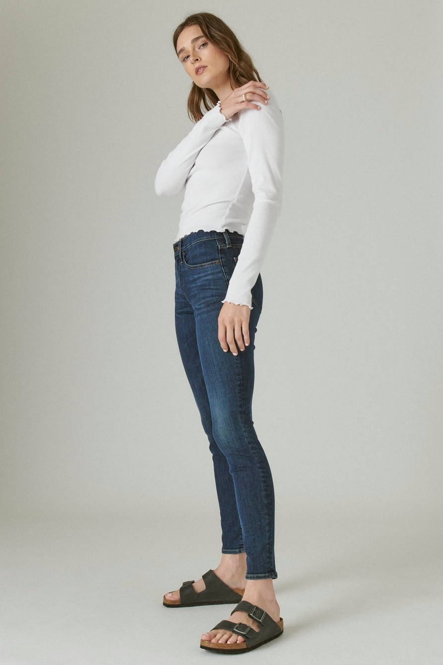 LTS Tall Women's Dark Green AVA Skinny Jeans