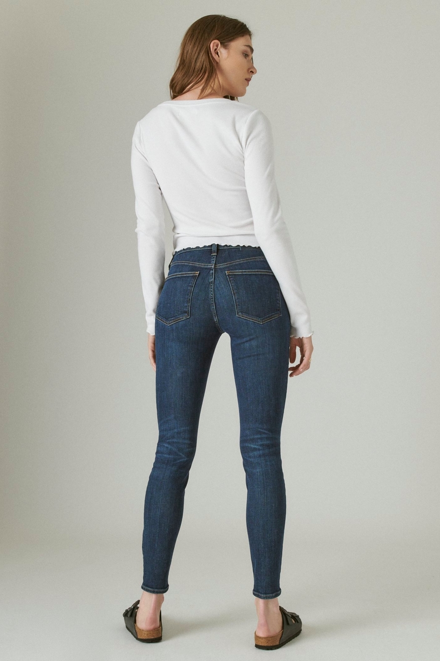 Lucky Brand Women's Mid Rise Ava Skinny Jean, Desert, 27 at  Women's  Jeans store