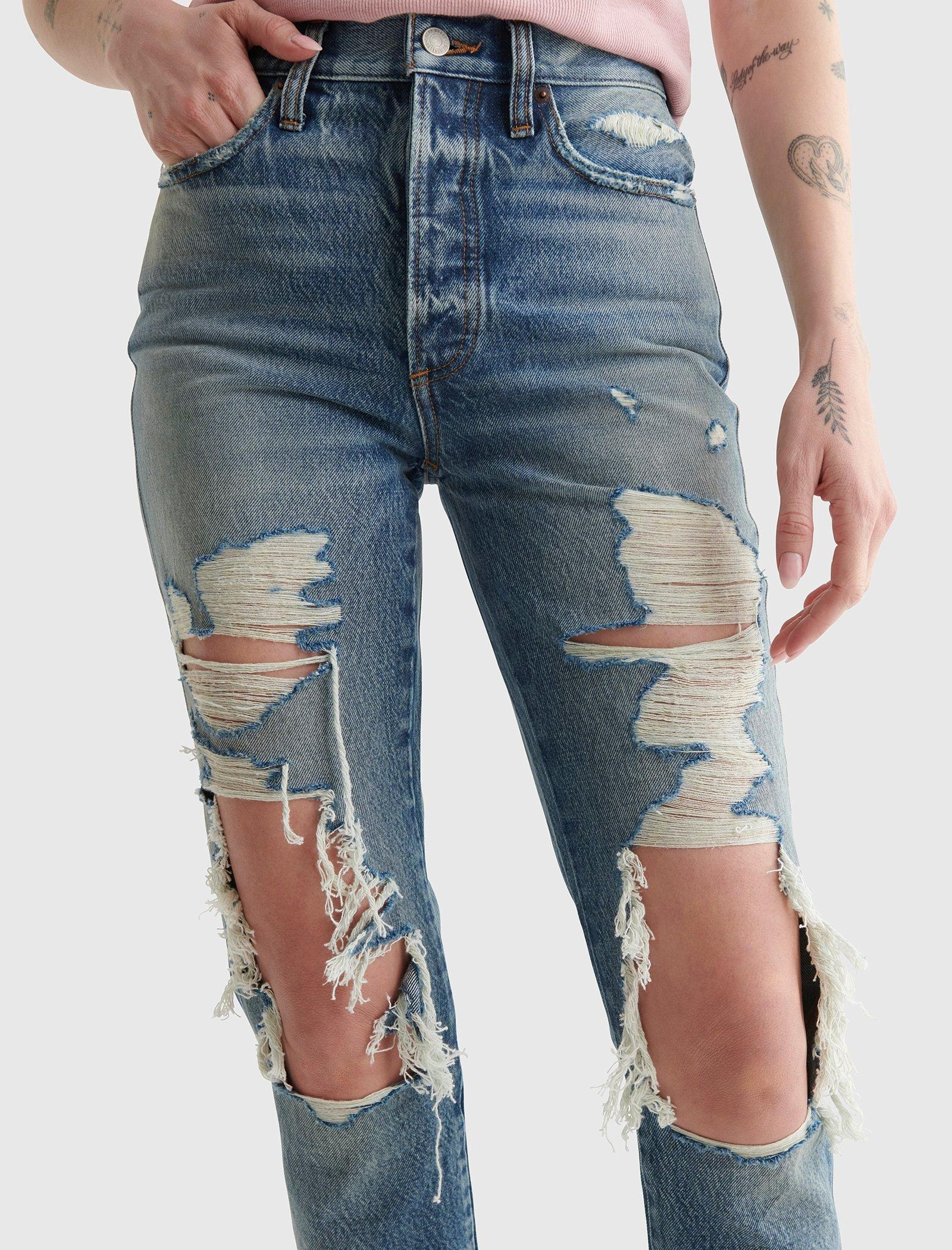Buy HIGH RISE DREW MOM JEAN for USD 39.99