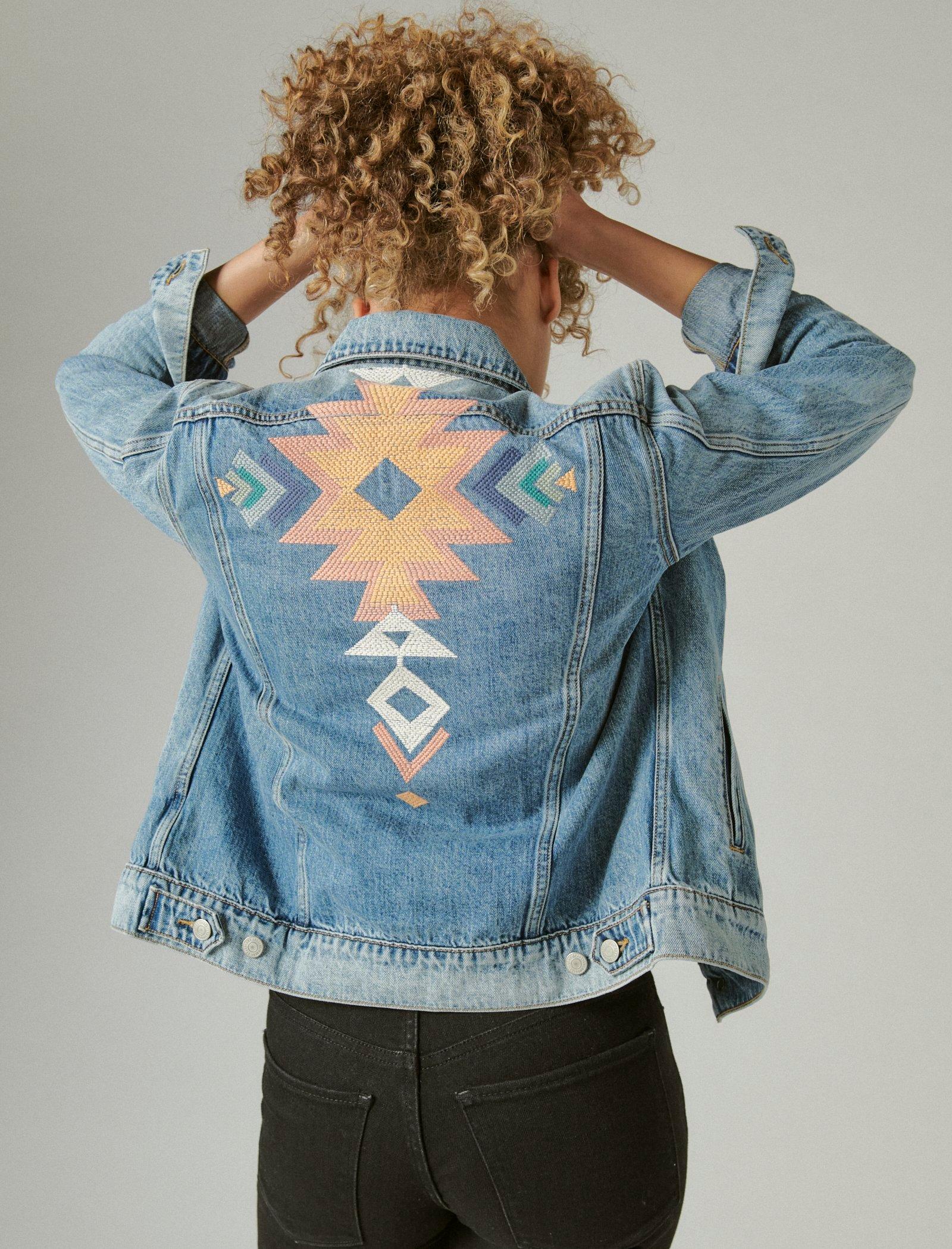 lucky brand tomboy trucker jacket