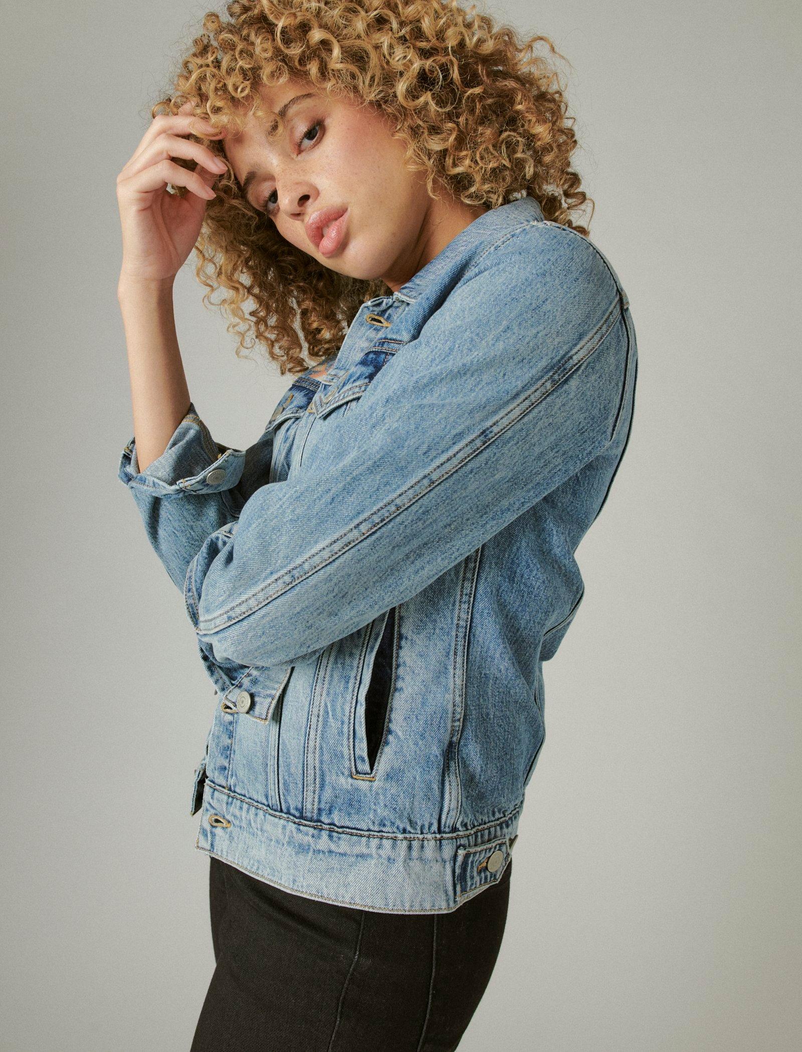 lucky brand tomboy trucker jacket