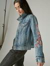 EMBROIDERED TRUCKER JACKET, image 4