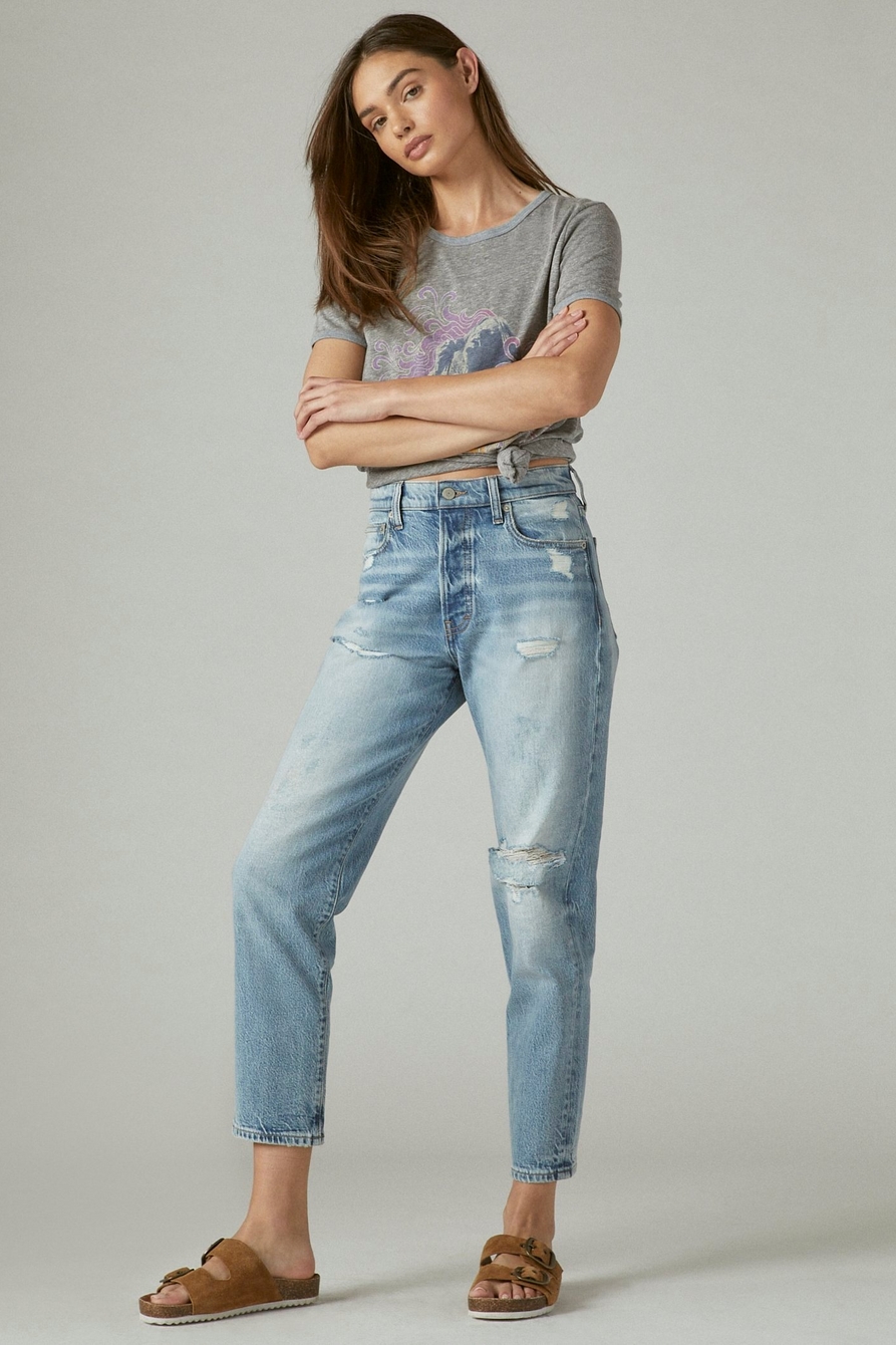 Buy HIGH RISE DREW MOM JEAN for USD 129.00