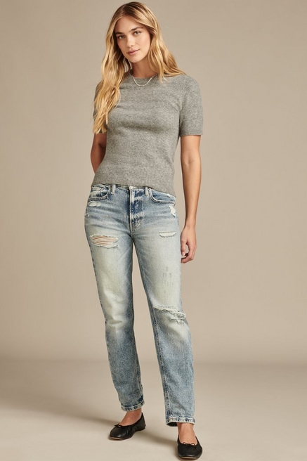 Women's Distressed Jeans & Ripped Jean Styles
