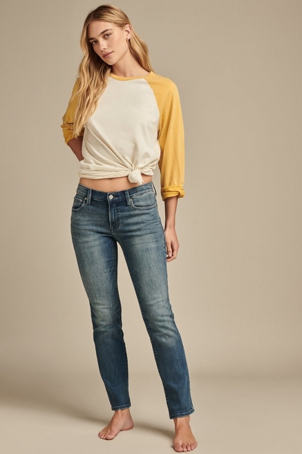 Lucky Brand Mid Rise Sweet Straight Jean - ShopStyle