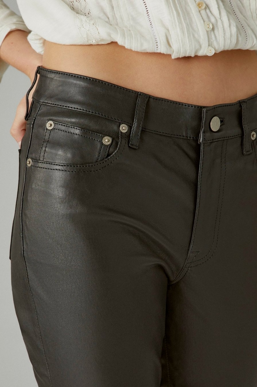 HIGH RISE BRIDGETTE SKINNY LEATHER PANTS | Lucky Brand