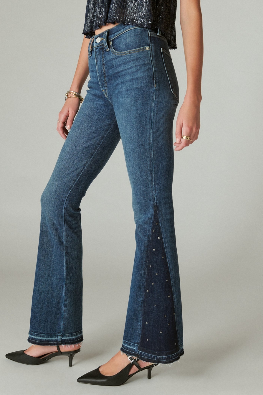 LUCKY LEGEND STUDDED HIGH RISE STEVIE FLARE, image 2
