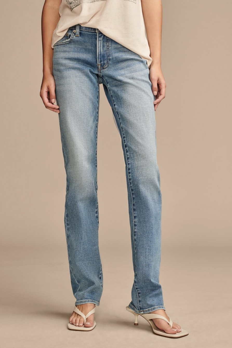 Lucky Brand Mid-Rise Sweet Straight in Gemini, Gemini, 34 : :  Clothing, Shoes & Accessories