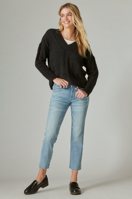 Lucky Brand Light Cropped Jeans for Women