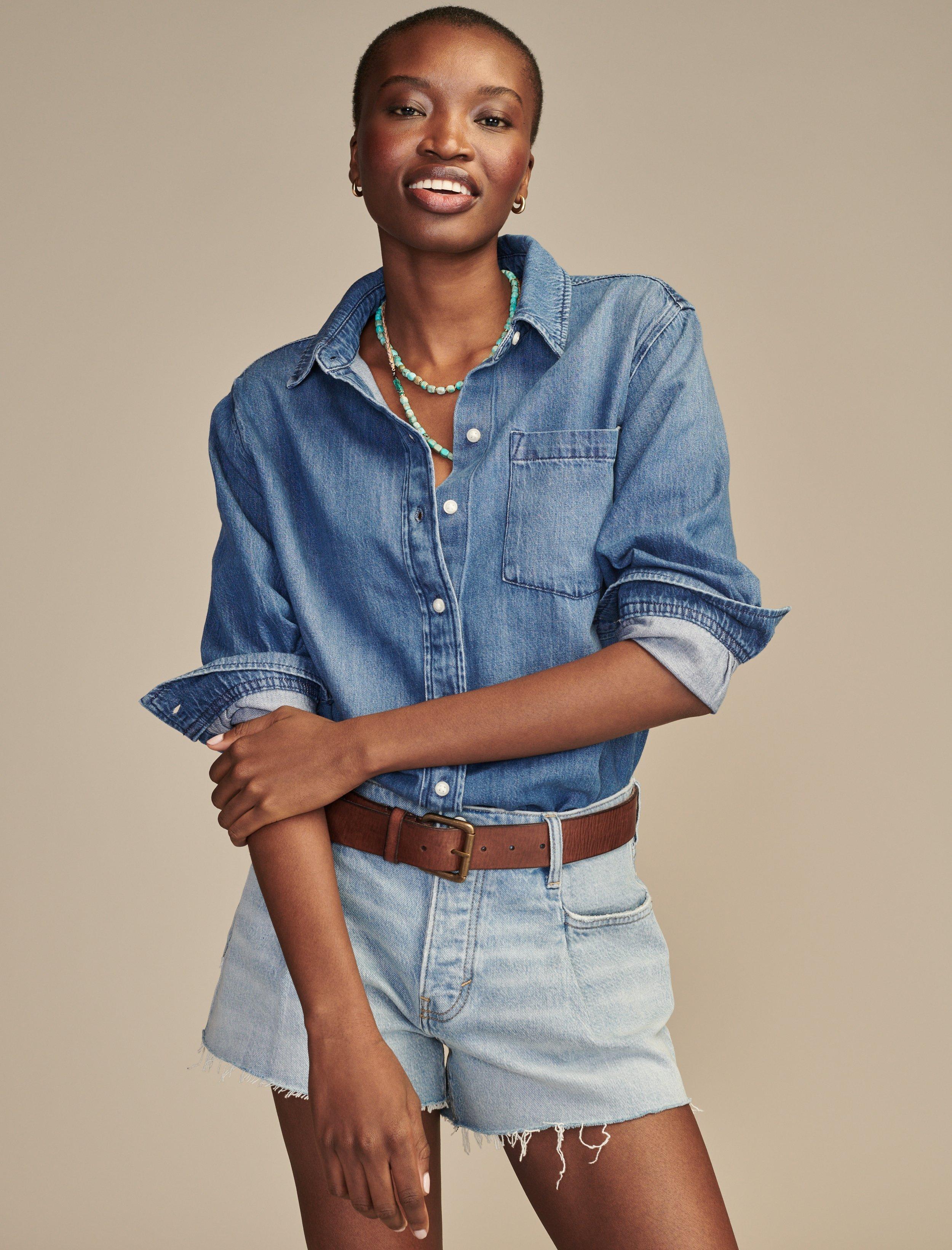 DENIM UTILITY SHIRT