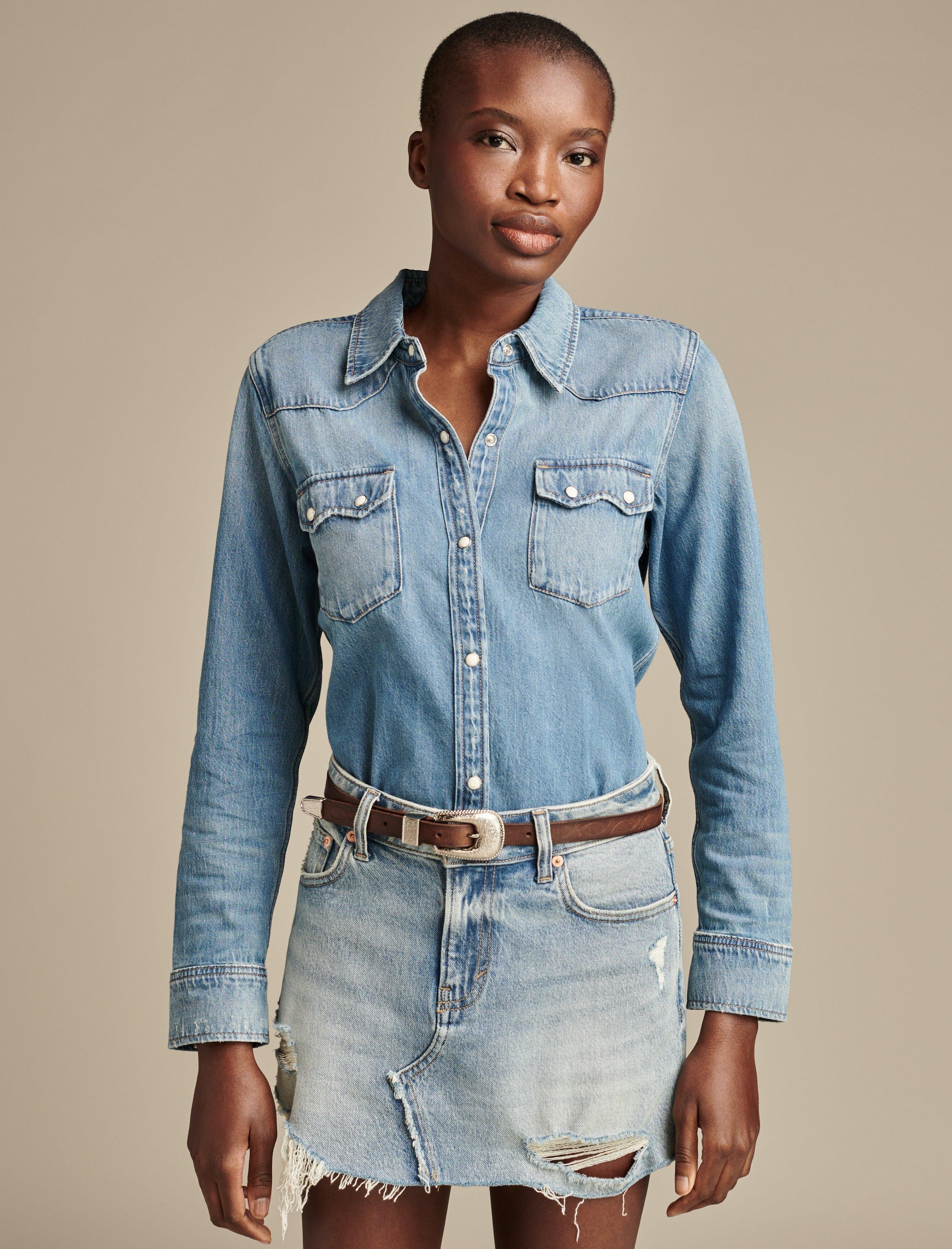 DENIM WESTERN SHIRT