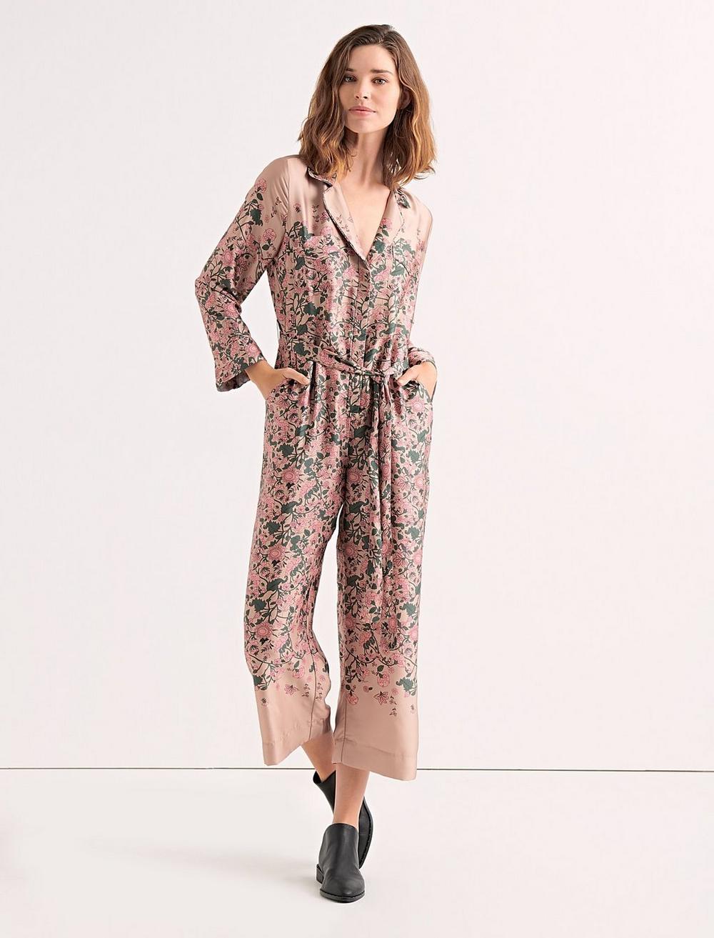 FADED FLORAL JUMPSUIT, image 1