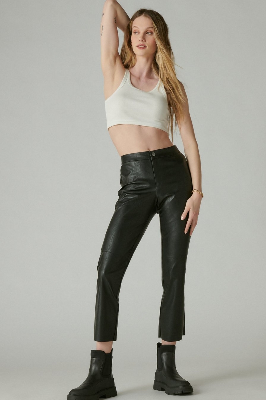 FAUX LEATHER PANT, image 1