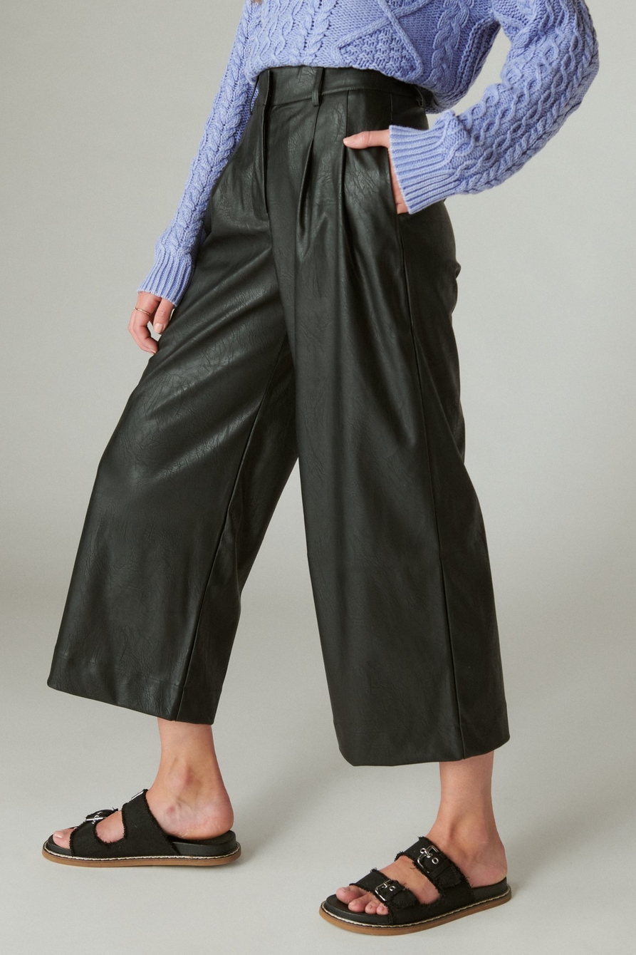 CROPPED LEATHER PANT, image 2