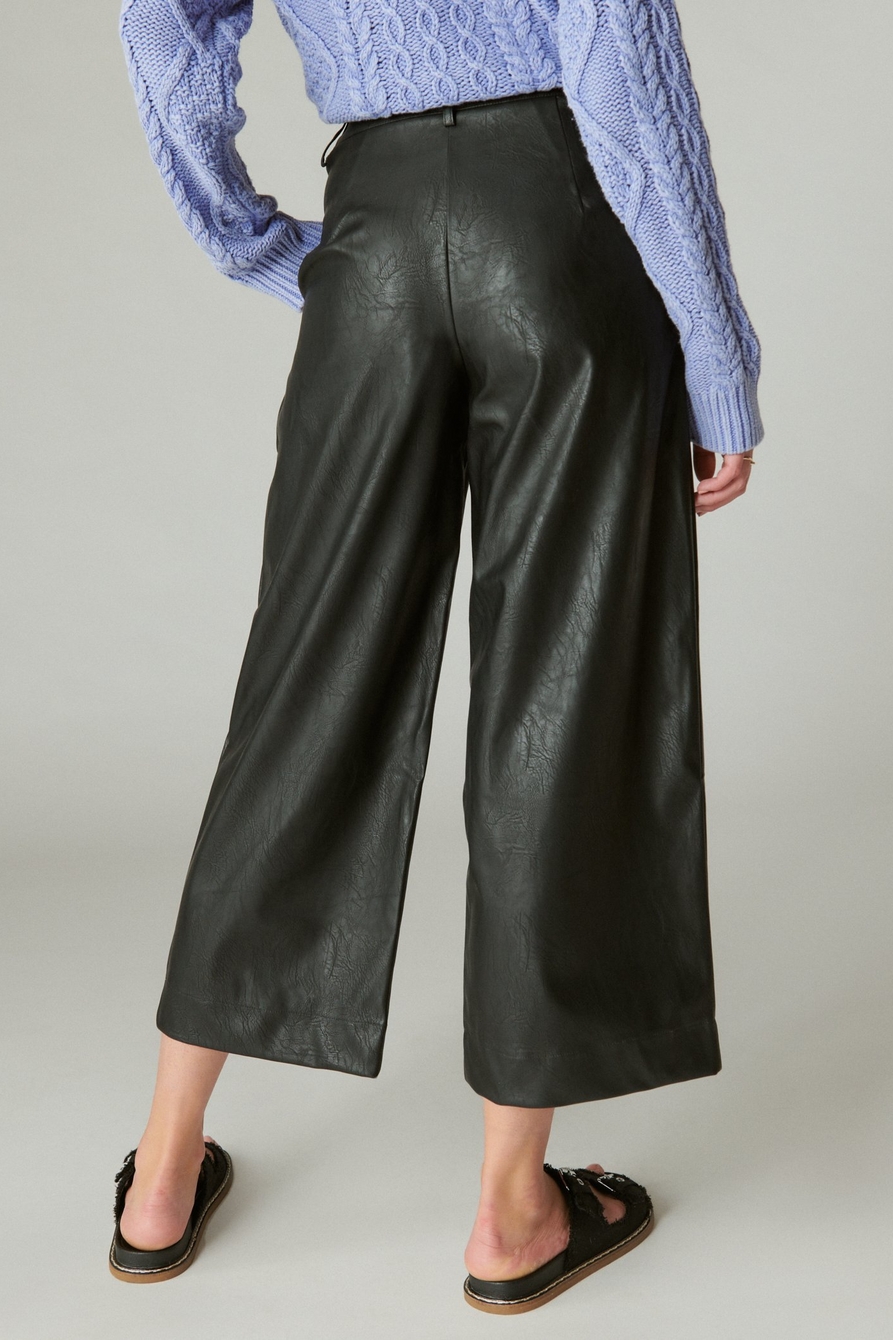 CROPPED LEATHER PANT, image 3