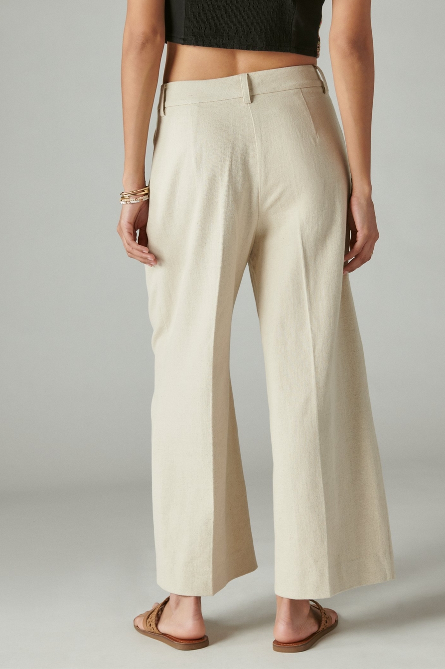 SLOUCHY LINEN PLEATED PANT, image 3