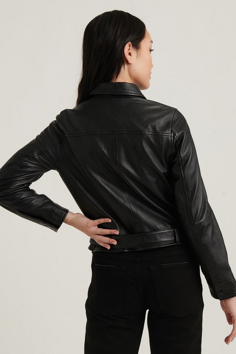 LEATHER UTILITY JACKET | Lucky Brand