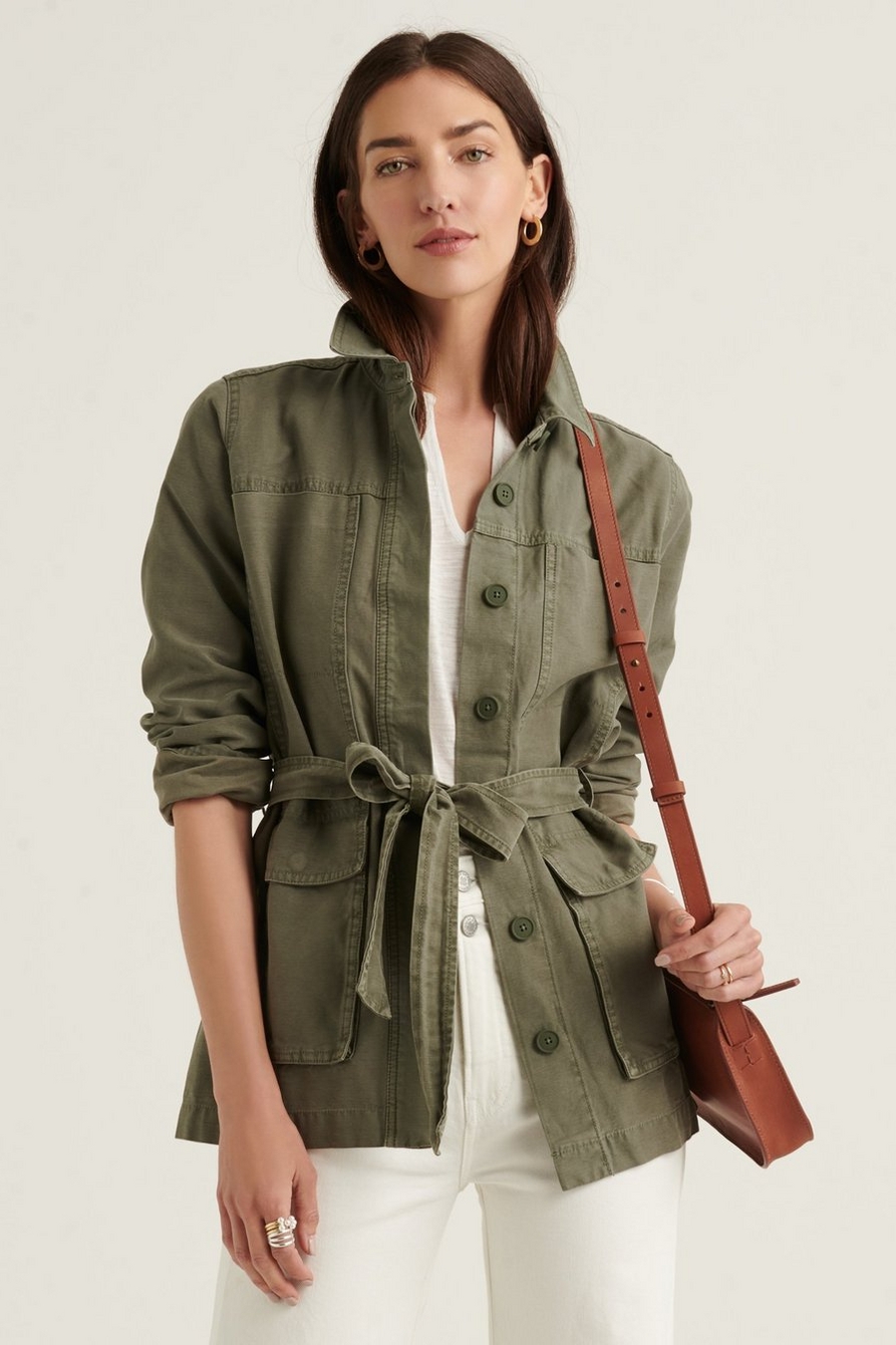 BELTED WORKWEAR UTILITY JACKET | Lucky Brand