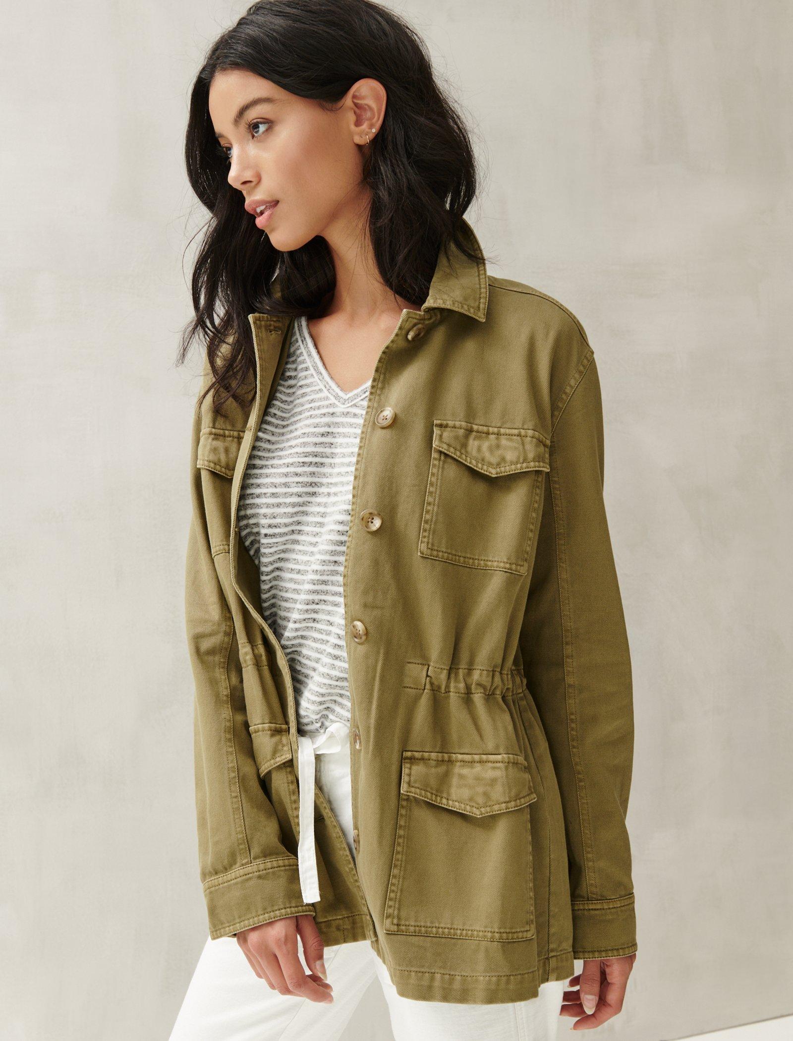 lucky brand green utility jacket