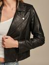 Classic Leather Moto Jacket, image 2