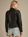 Classic Leather Moto Jacket, image 4