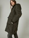 LONG LINE QUILTED PUFFER COAT, image 3